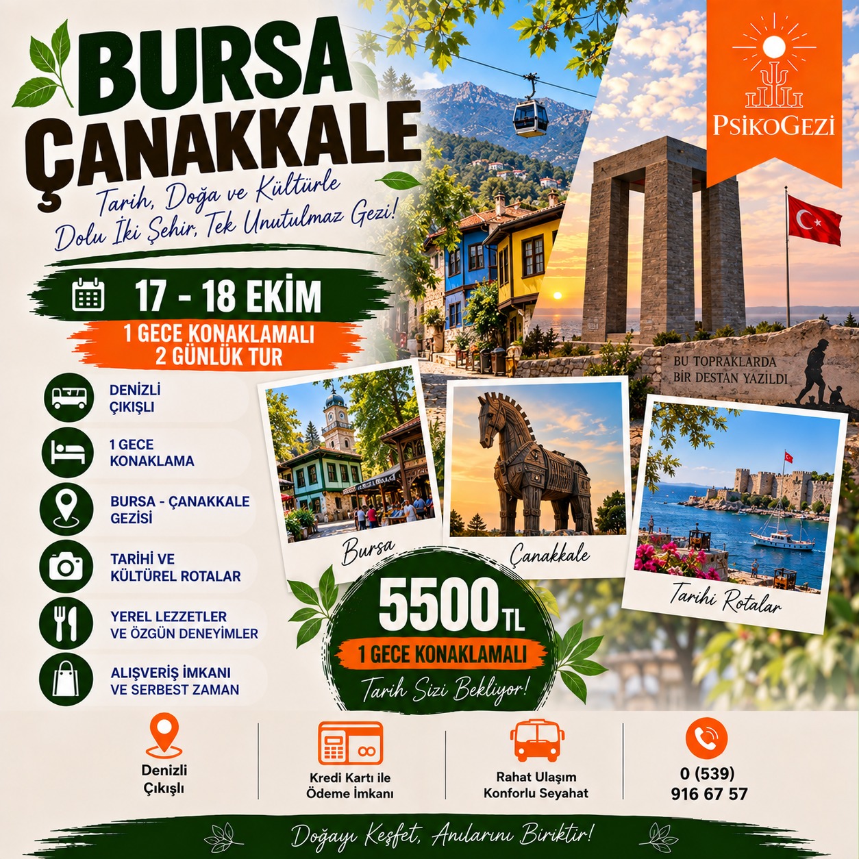 Bursa- Çanakkale